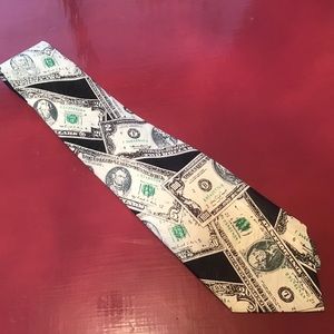 Money💵Tie by Studio 890 Handmade NWOT